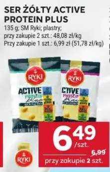 Ser żółty Active Protein Plus SM Ryki w plastrach