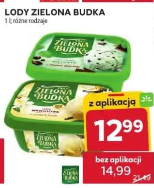 Lody Zielona Budka miętowe z płatkami czekolady