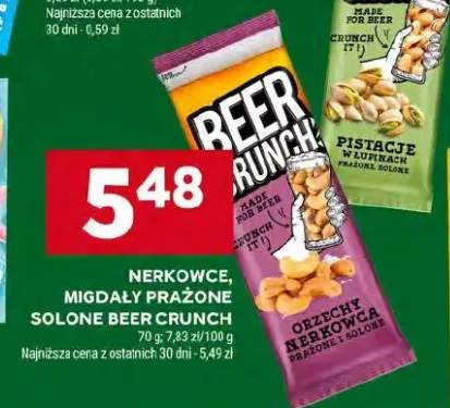 Orzechy ziemne słonecznik łuskany prażony solony Beer Crunch