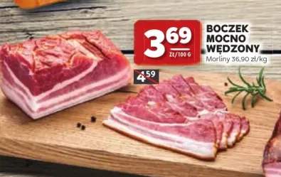 Boczek mocno wędzony Morliny