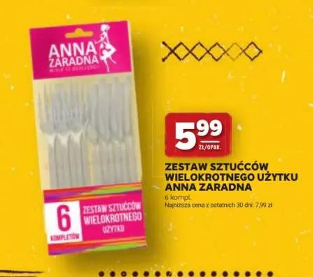 Zestaw sztućców wielokrotnego użytku Anna Zaradna