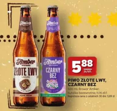 Piwo Amber Czarny Bez