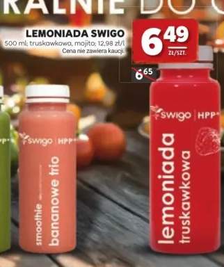 Lemoniada Swigo truskawkowa