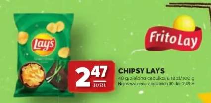 Chipsy Lay's zielona cebulka
