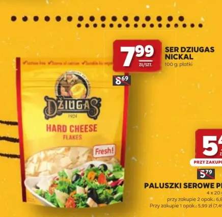 Ser Dziugas płatki Nickal