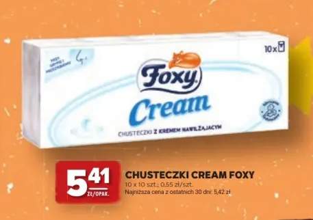 Chusteczki Cream Foxy z kremem nawilżającym