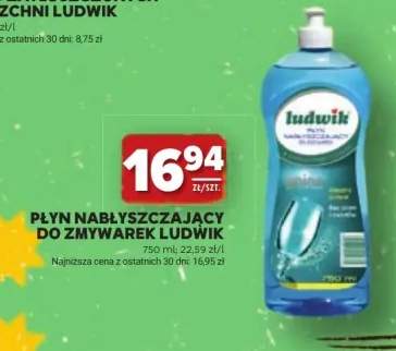 Płyn nabłyszczający do zmywarek Ludwik