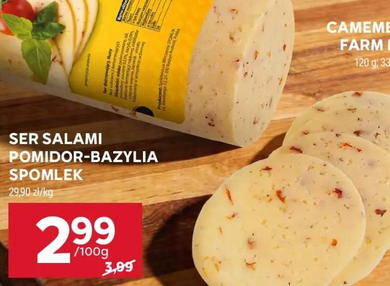 Ser Salami Pomidor-Bazylia Spomlek