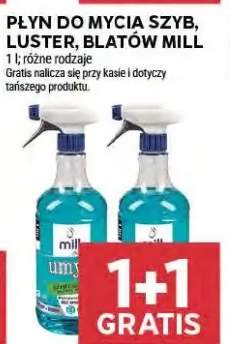 Płyn do mycia szyb luster blatów Mill