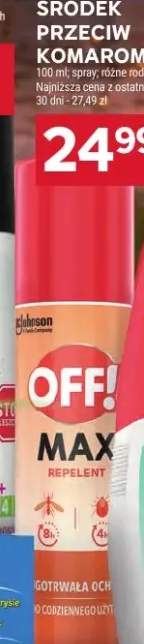 Środek przeciw komarom OFF! MAX Repelent spray