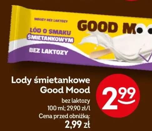 lody śmietankowe