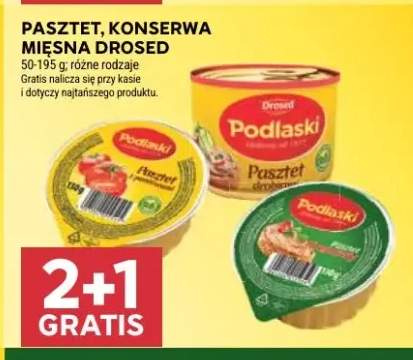Pasztet konserwa mięsna Drosed Podlaski