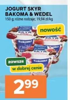 Jogurt skyr Bakoma & Wedel