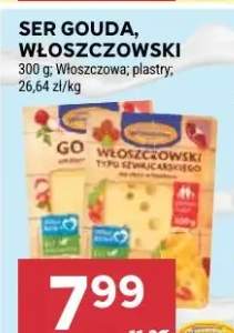 Ser Gouda Włoszczowski w plastrach