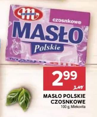 Masło polskie czosnkowe Mlekovita