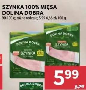Szynka 100% mięsa Dolina Dobra