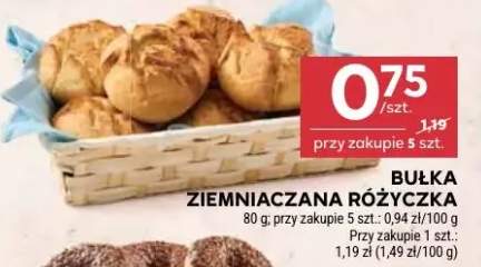 Bułka ziemniaczana różyczka