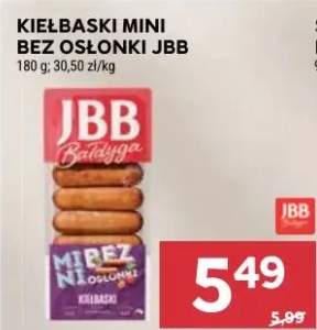 Kiełbaski mini bez osłonki JBB