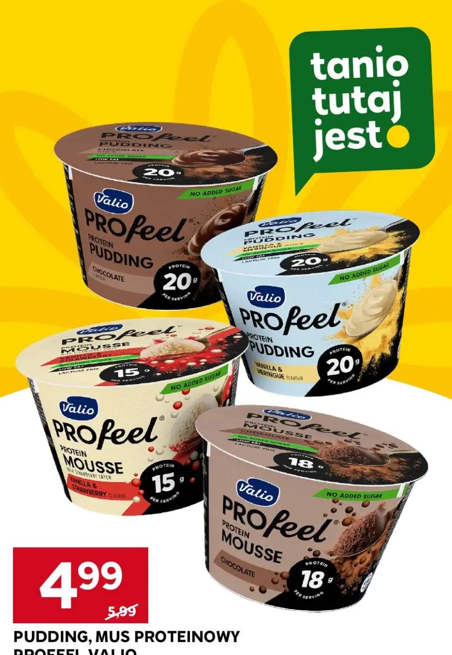 Pudding proteinowy Valio PROfeel chocolate