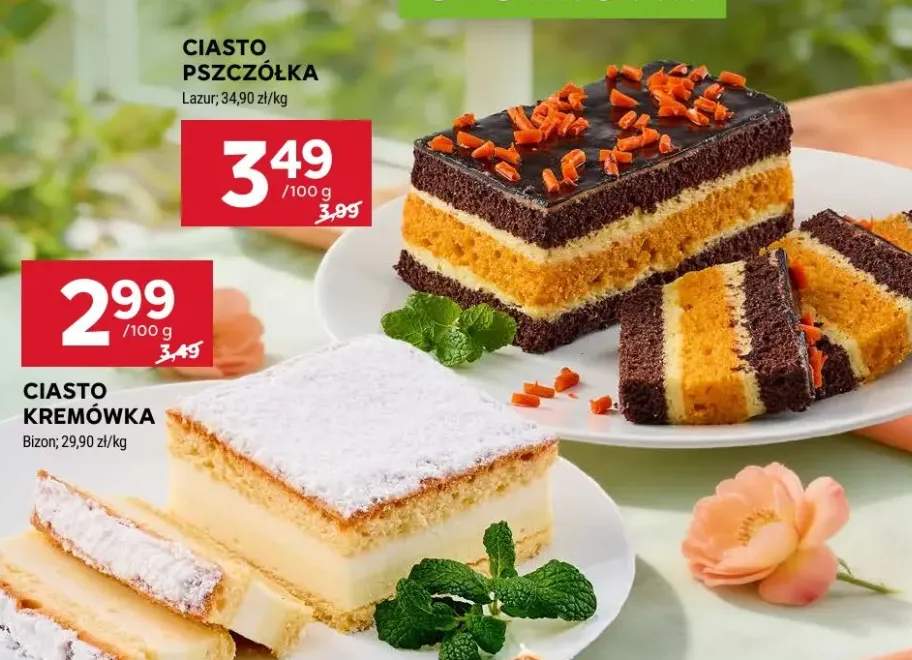 Ciasto Kremówka Bizon