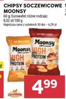 Chipsy soczewicowe Moonsy