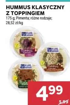 Hummus klasyczny z toppingiem Kuhl Mann Pimenta