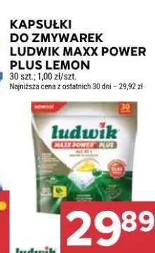 Kapsułki do zmywarek Ludwik Maxx Power Plus Lemon