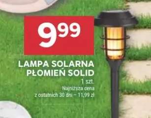 Lampa solarna Płomień Solid