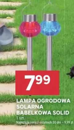 Lampa ogrodowa solarna bąbelkowa Solid