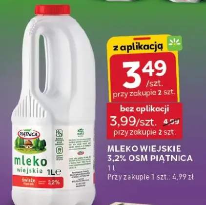Mleko wiejskie 3,2% OSM Piątnica