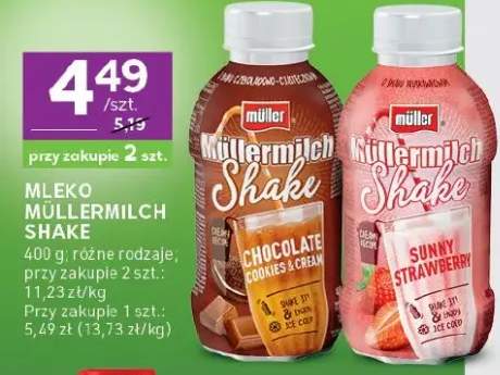 Mleko Müllermilch Shake Chocolate Cookies & Cream