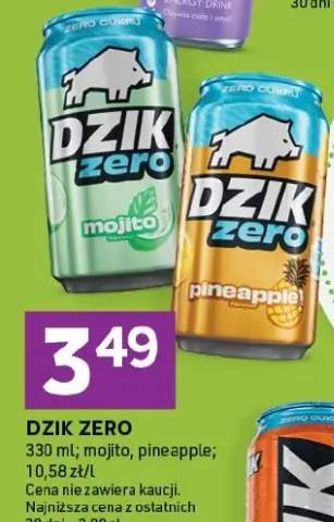 Napój energetyczny Dzik Zero mojito