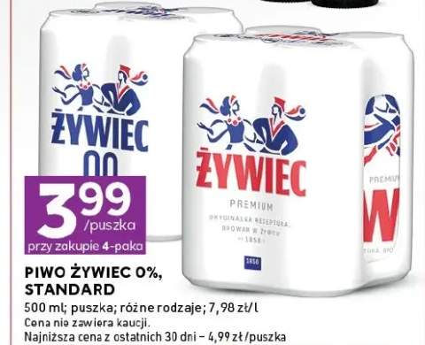 Piwo Żywiec 0%