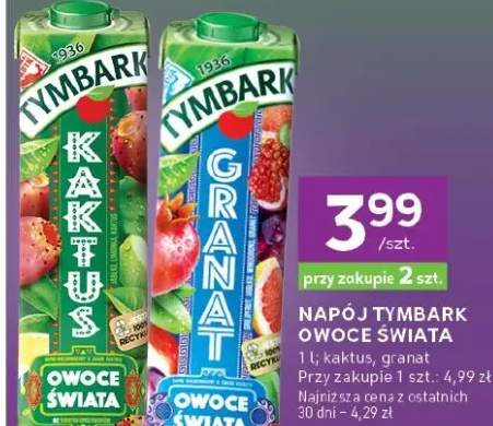 Napój Tymbark Owoce Świata kaktus