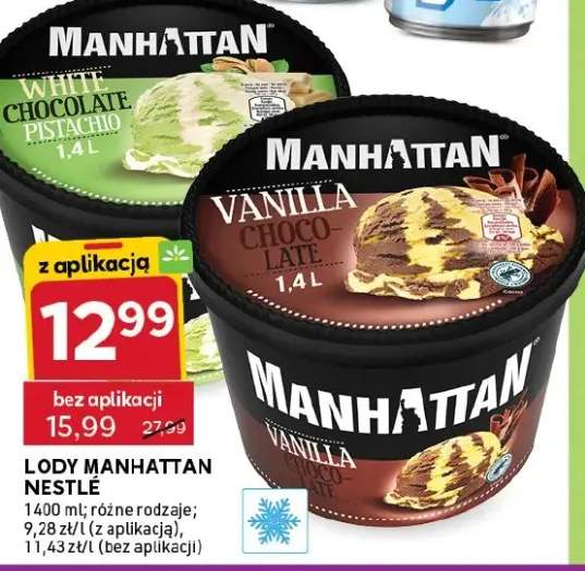 Lody Manhattan Vanilla Chocolate Nestlé