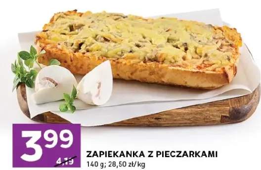 Zapiekanka z pieczarkami