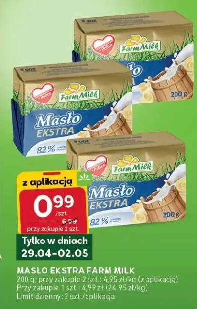 Masło Ekstra Farm Milk
