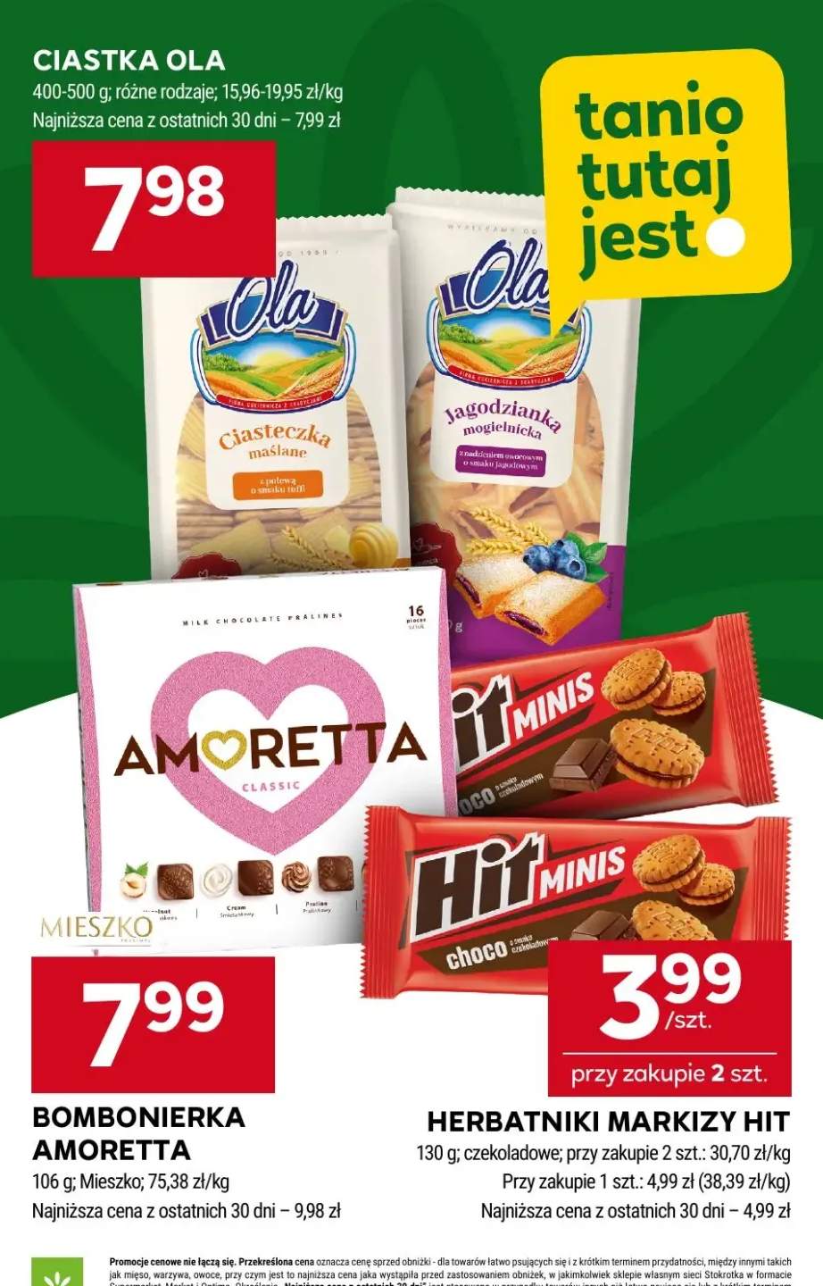 Ciastka maślane z polewą o smaku toffi Ola