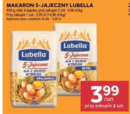 Makaron krajanka 5-jajeczny Lubella