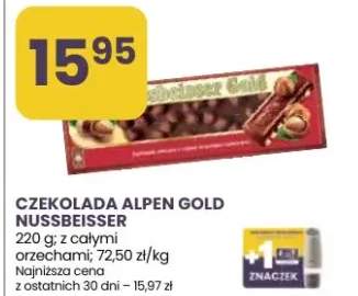 Czekolada Alpen Gold Nussbeisser z całymi orzechami