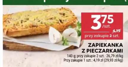 Zapiekanka z pieczarkami