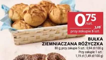 Bułka ziemniaczana różyczka