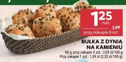 Bułka z dynią na kamieniu