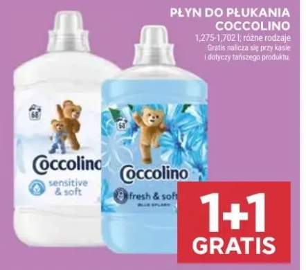 Płyn do płukania Coccolino fresh & soft