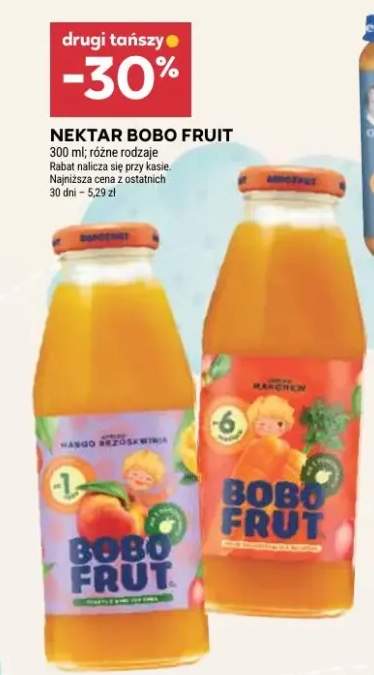 Nektar Bobo Frut mango brzoskwinia