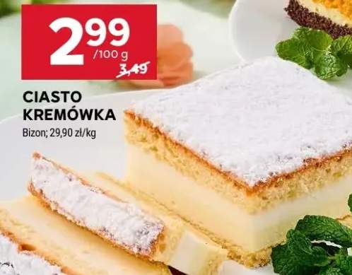 Ciasto Kremówka Bizon