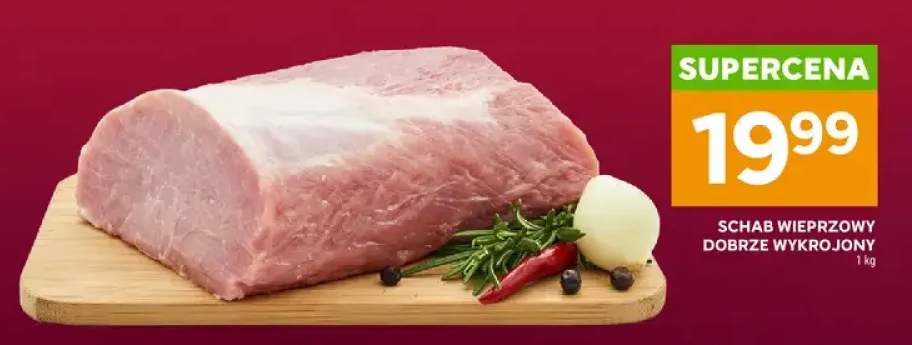 Schab wieprzowy dobrze wykrojony