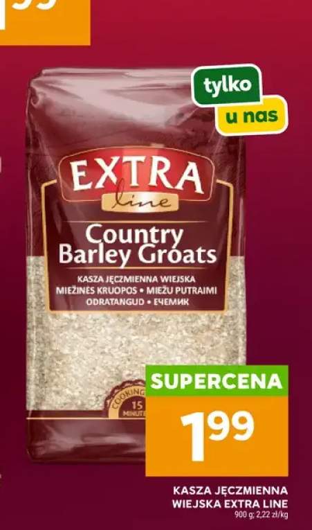 Kasza jęczmienna wiejska Extra Line Country Barley Groats