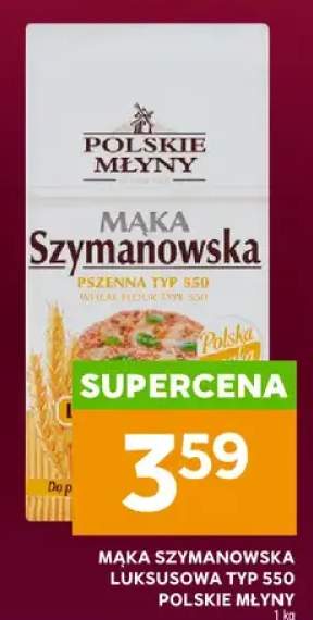 Mąka Szymanowska pszenna luksusowa typ 550 Polskie Młyny