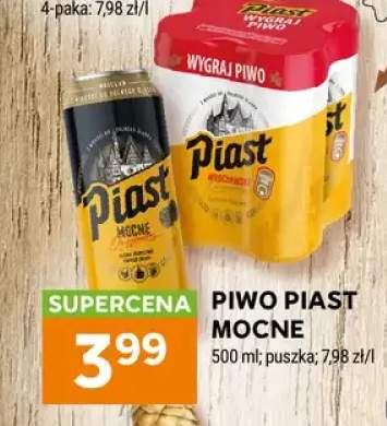 Piwo Piast Mocne puszka